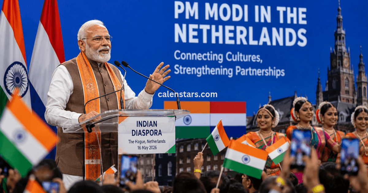 PM Modi Netherlands visit 2026, Chola copper plates repatriated, Indian diaspora The Hague, Modi jhalmuri viral, India EU free trade agreement,